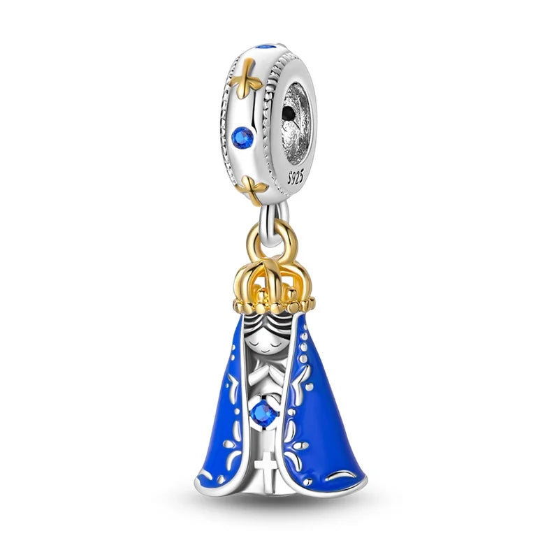 Golden Crown Our Lady Charm