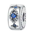 Blue Celestial Crystal Spacer Charm