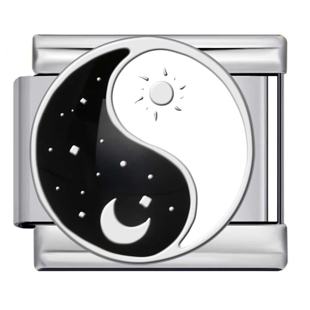 Yin Yang Italian Charm