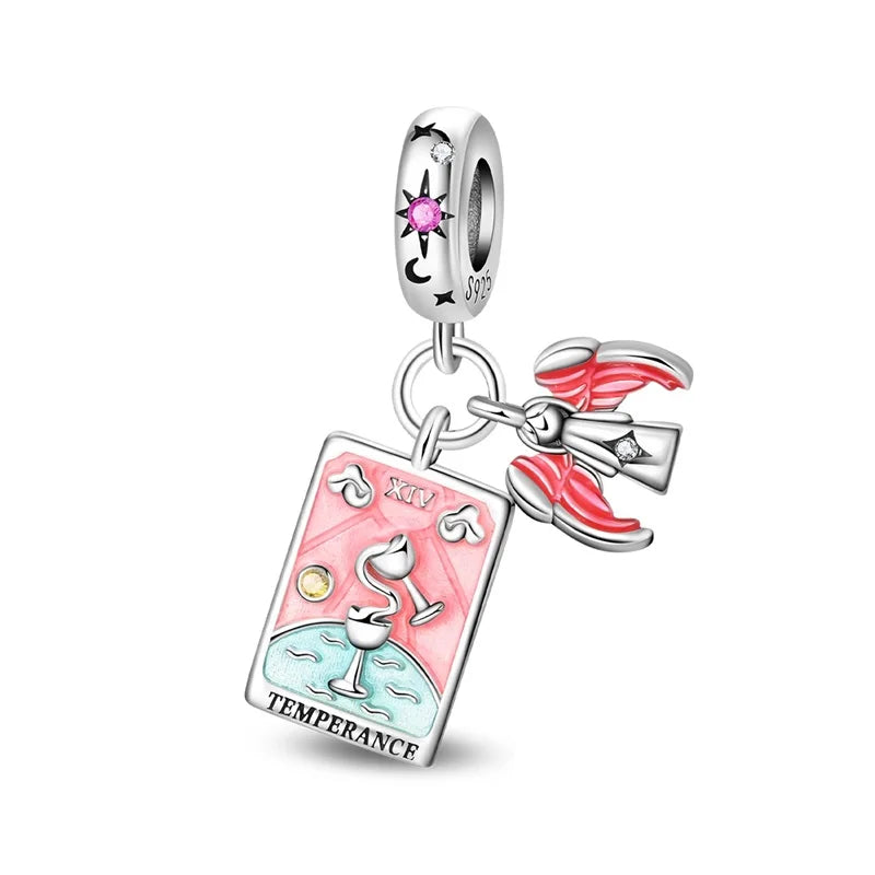 Temperance Tarot Card Charm