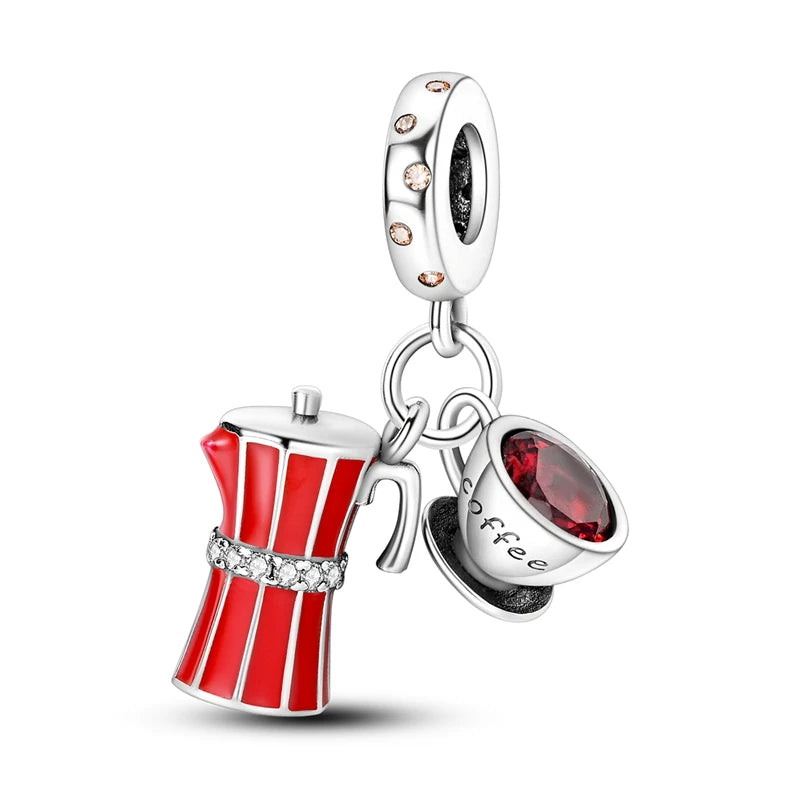 Italian Coffee Lover Dangle Charm