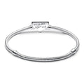 Friends Don't Lie Snake Chain Bracelet