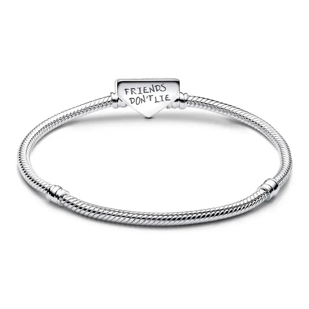 Friends Don't Lie Snake Chain Bracelet