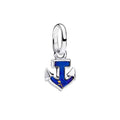 Silver Heart Apple Bead Charm