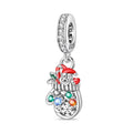 Snowman Snow Globe Dangle Charm
