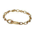 Gold Paperclip Link Bracelet