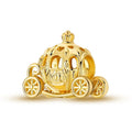 Gold Pumpkin Carriage Charm