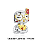 Lucky Cat & Koi Dangle Charm