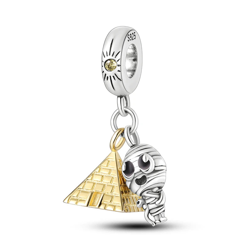 Egypt Pyramid & Sphinx Dangle Charm