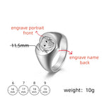 Personalized Pet Portrait Ring