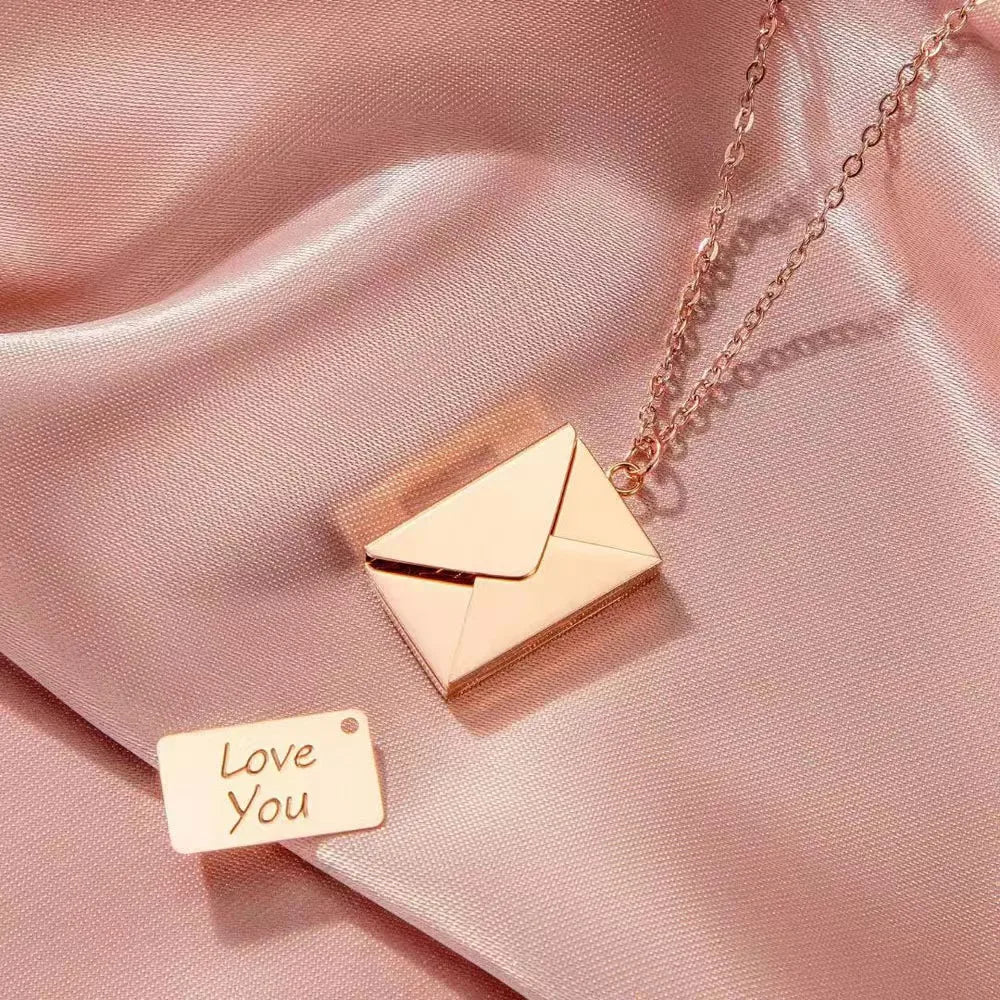To My Soulmate Envelope Necklace Gift Set