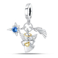 Guardian Angel Blue Star Charm