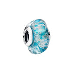 Blue Murano Glass Bead Charm