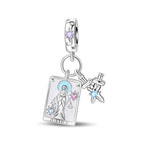 Justice Tarot Card Charm