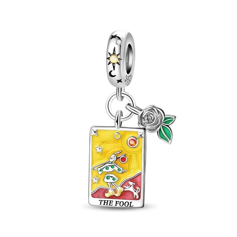 The Fool Tarot Card Charm