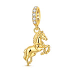Gold Unicorn Dangle Charm