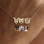 Personalized Pet Portrait Name Necklace
