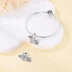 New 925 Silver Color Family Brothers and Sisters Charms Beads Fit Qikaola 925 Original Bracelets Fine DIY Birthday Jewelry
