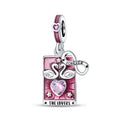 The Lovers Swan Tarot Charm