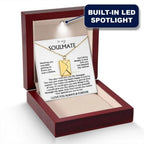 To My Soulmate Envelope Necklace Gift Set