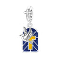 Virgin Mary Cross Window Dangle Charm