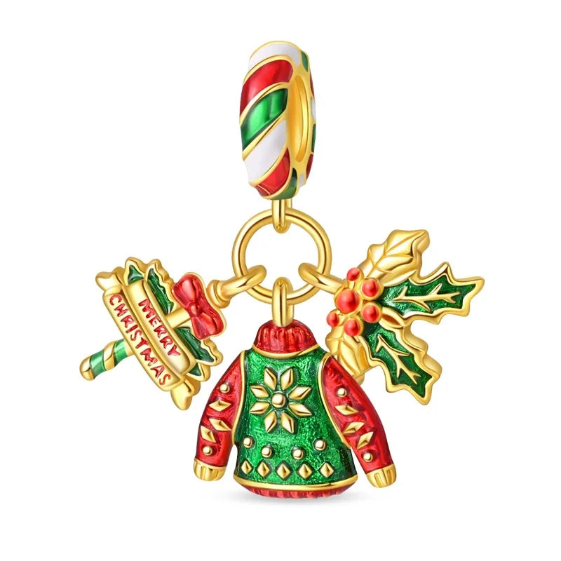 Ugly Christmas Sweater Dangle Charm