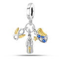 Infinity Angel Our Lady Cluster Charm