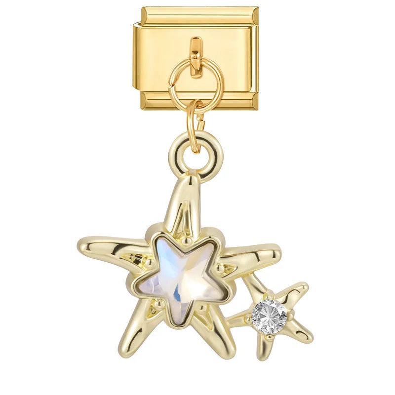 Opal Star Cluster Italian Charm