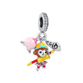 Festival Girl & Umbrella Dangle Charm