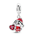 Red Santa Claus Dangle Charm