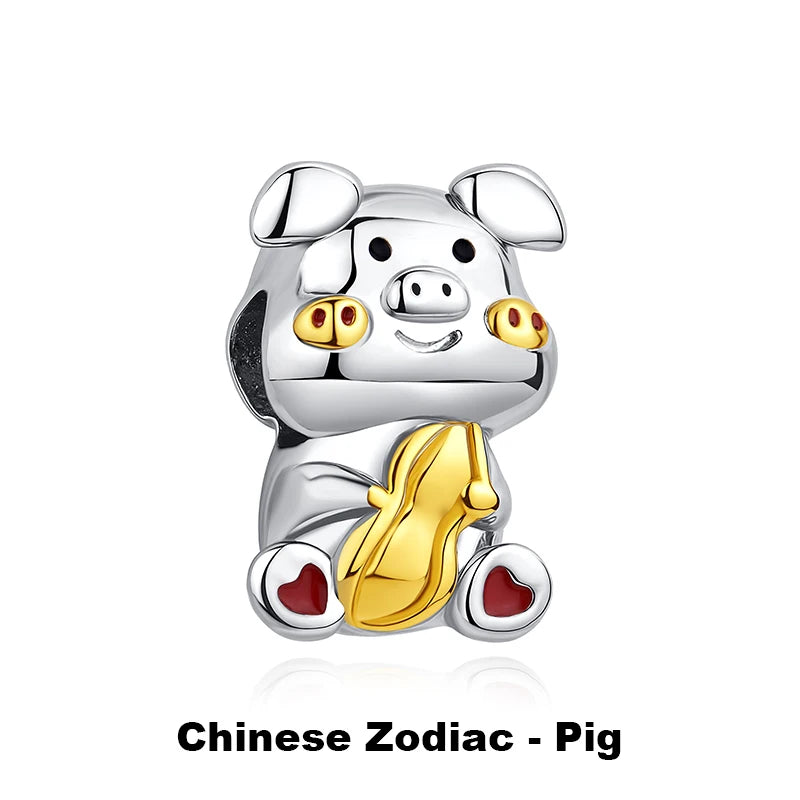 Chinese Zodiac Pig Charm