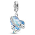 Blue Whale & Starfish Dangle Charm