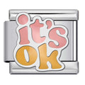 It's OK Word Link Charm