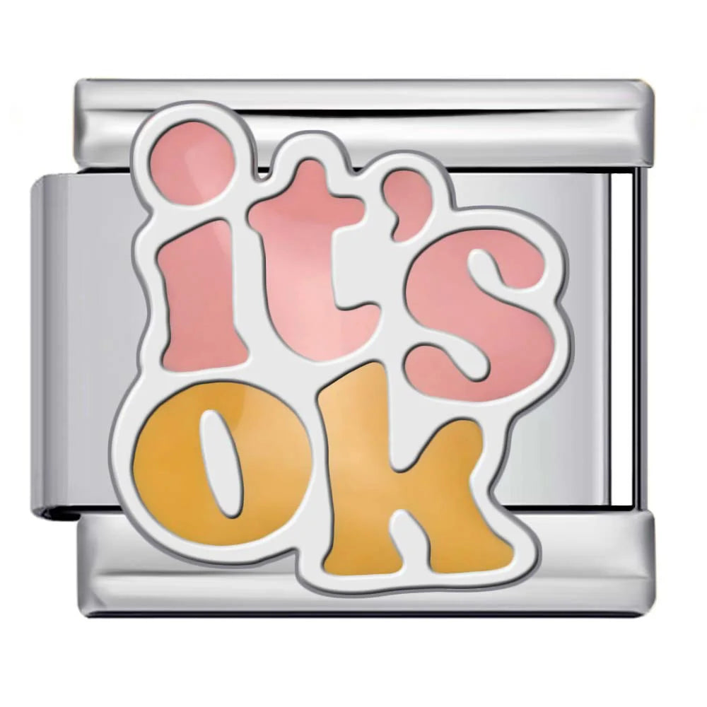 It's OK Word Link Charm