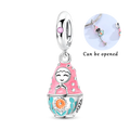 Japanese Daruma Doll Dangle Charm