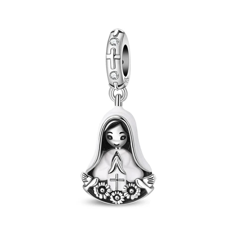 Chibi Our Lady Sunflower Charm