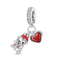 Snowman & Mitten Dangle Charm