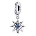 Blue North Star Dangle Charm