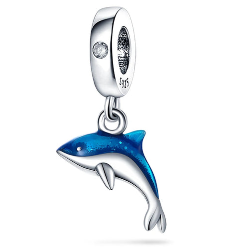Blue Shark Dangle Charm