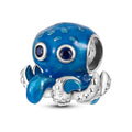 Blue Octopus Charm