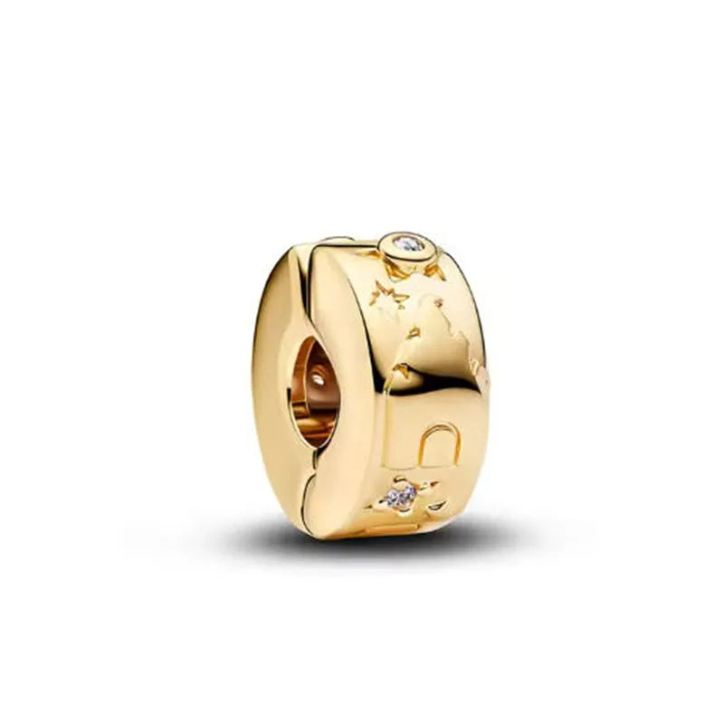 Gold Star Bead Charm