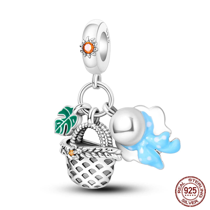 Basket Bonnet Cluster Charm