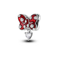 Red Butterfly Crystal Charm