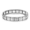 Floral Link Italian Bracelet