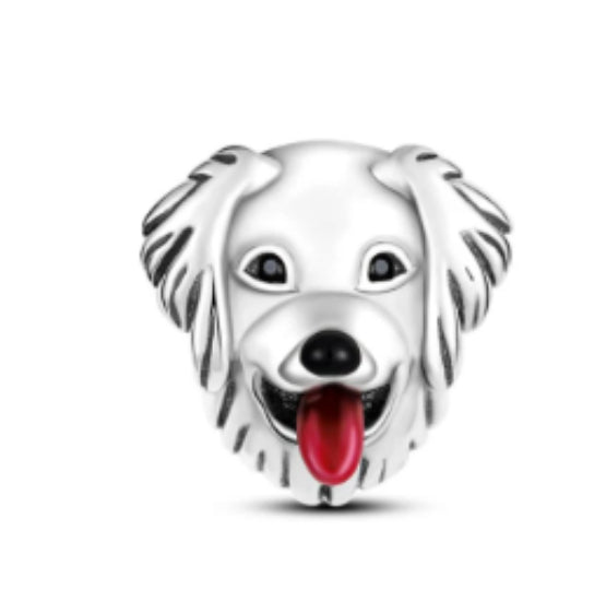 CALEO Charm - Golden Retriever Face