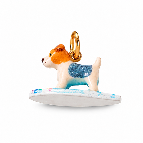 CALEO clean white thumbnail - Beach Terrier Surf Pendant Charm - 2026-07-24