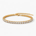 Brilliance Tennis Bracelet - thumbnail gold