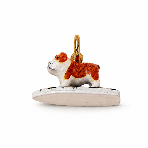 CALEO clean white thumbnail - Brown Terrier Surf Pendant Charm - 2026-07-24