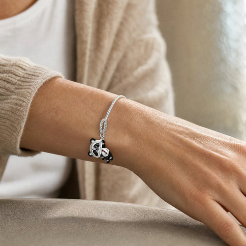 Blue Girl Charm worn lifestyle