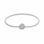 CALEO clean white gallery 06 — Heart & Geometric Clasp Snake Chain Bracelet — 2026-07-31